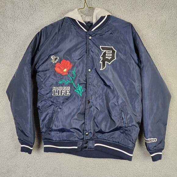 NWT Primitive Keeper Two-Fer Varsity Jacket Mens Sz Medium Skate - Picture 1 of 8